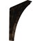 Ekena Millwork Nevio Wrought Iron Bracket, (Triple center brace), Antiqued Bronze 2"W x 10"D x 12"H BKTM02X10X12TNEABZ - alternate 1